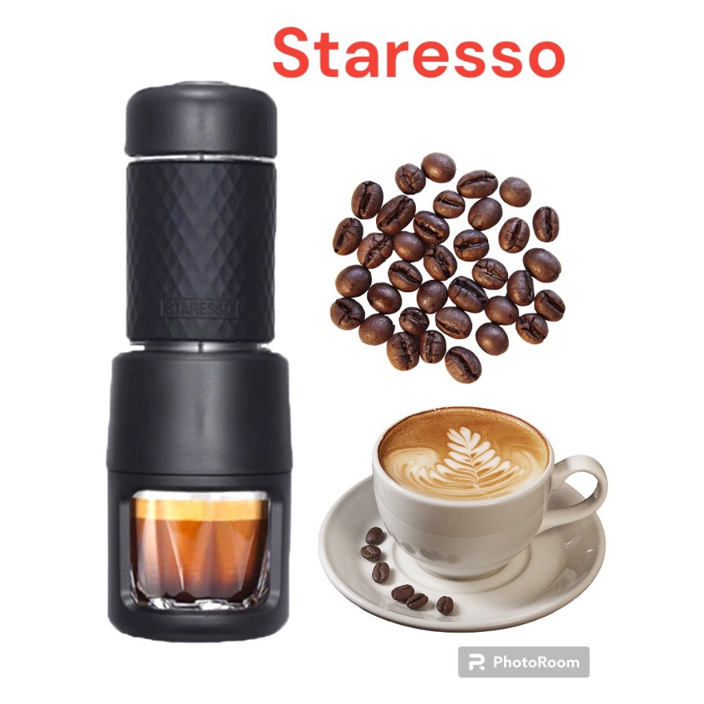 Máy pha cà phê cầm tay mini STARESSO SP-200 máy pha cafe mini BASIC áp lực 20 bar di động