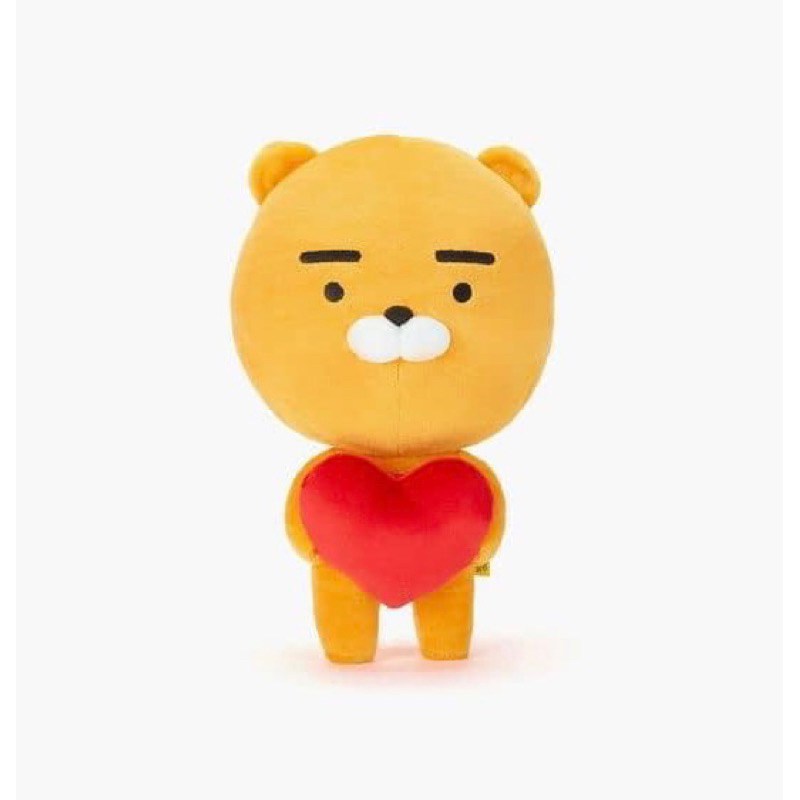 [Ryan Kakao friends] gấu bông rian ôm trái tim chính hãng