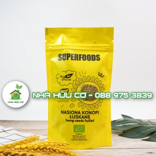 Hạt gai dầu hữu cơ tách vỏ bio planet 200g/100g - date:31/12/2024 - shanti