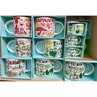 [ CÓ GIAO HỎA TỐC ] Ly sứ gốm cao cấp Starbucks Việt Nam