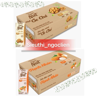 Thùng 48 hộp x 180ml Sữa đậu nành Hạt Óc Chó - Hạnh Nhân Super Nut Vinamilk