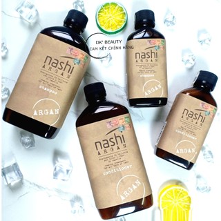 Dầu gội xả phục hồi tóc hư tổn giúp tóc bóng mềm mượt - nashi argan