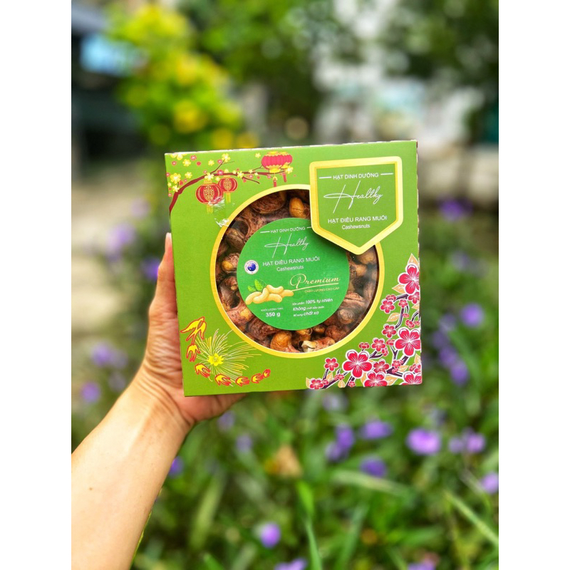 HẠT ĐIỀU NGUYÊN VỎ LỤA- Hộp 400gr