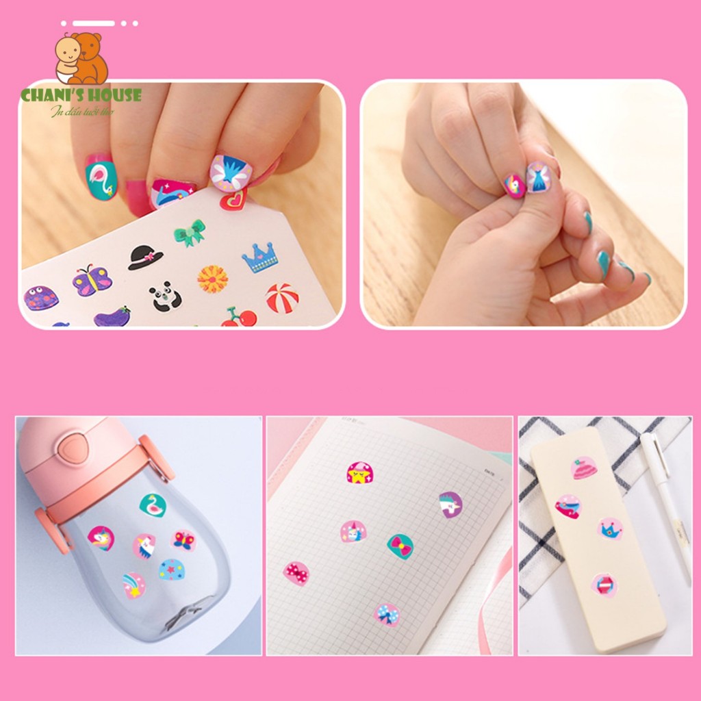 ĐỒ CHƠI STICKER DÁN MÓNG TAY VÀ HÌNH XĂM TẠM THỜI SAALIN, JOAN MIRÓ, MIDEER THEO CHỦ ĐỀ