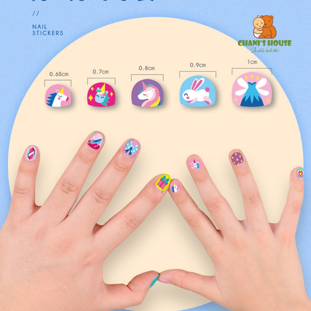 ĐỒ CHƠI STICKER DÁN MÓNG TAY VÀ HÌNH XĂM TẠM THỜI SAALIN, JOAN MIRÓ, MIDEER THEO CHỦ ĐỀ