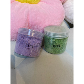Muối sủi nhũ lấp lánh (Glitter bath bomb powder)