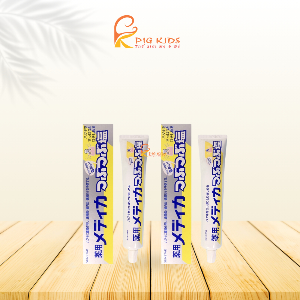 Kem đánh răng muối Sunstar, kem trắng sáng răng Nhật Bản