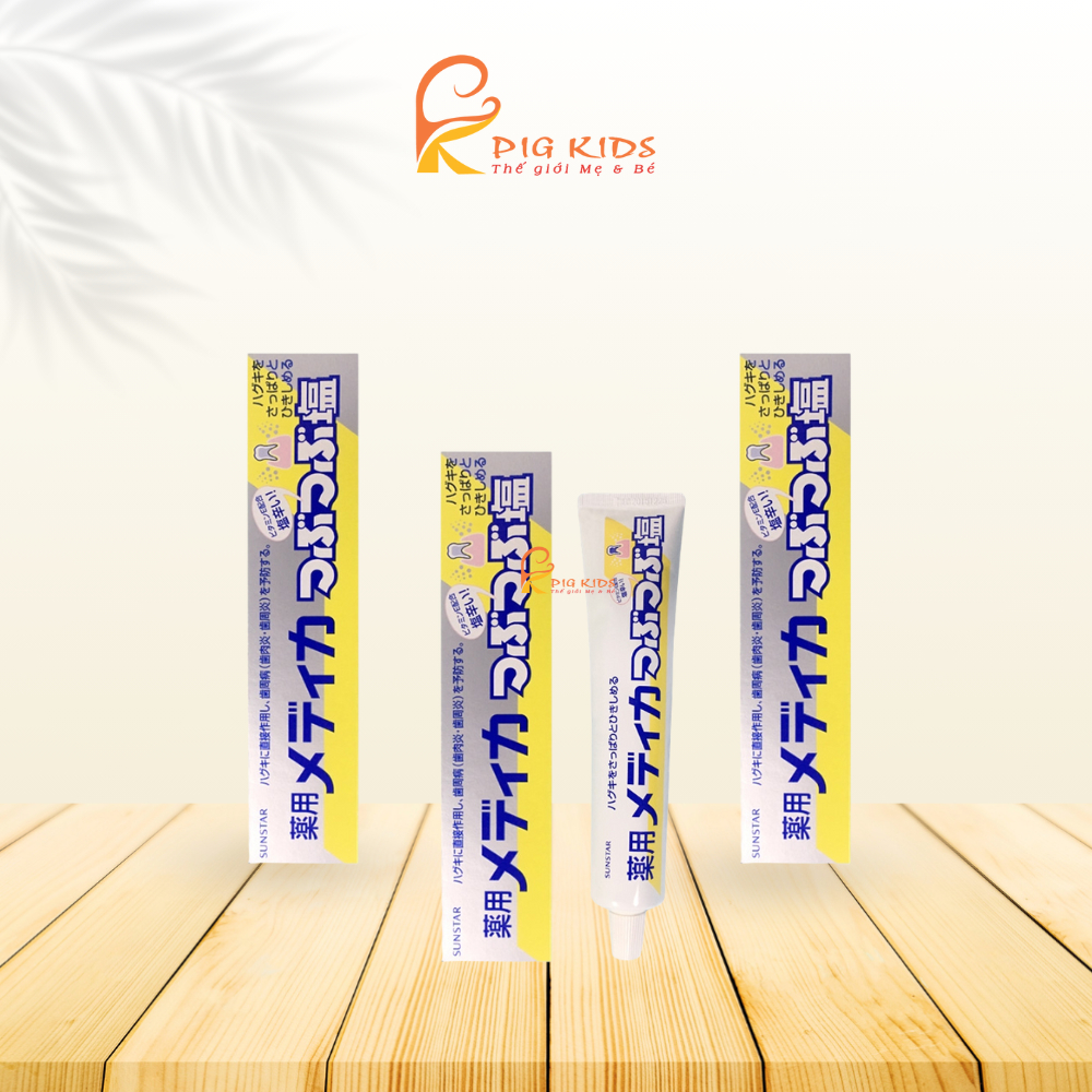 Kem đánh răng muối Sunstar, kem trắng sáng răng Nhật Bản