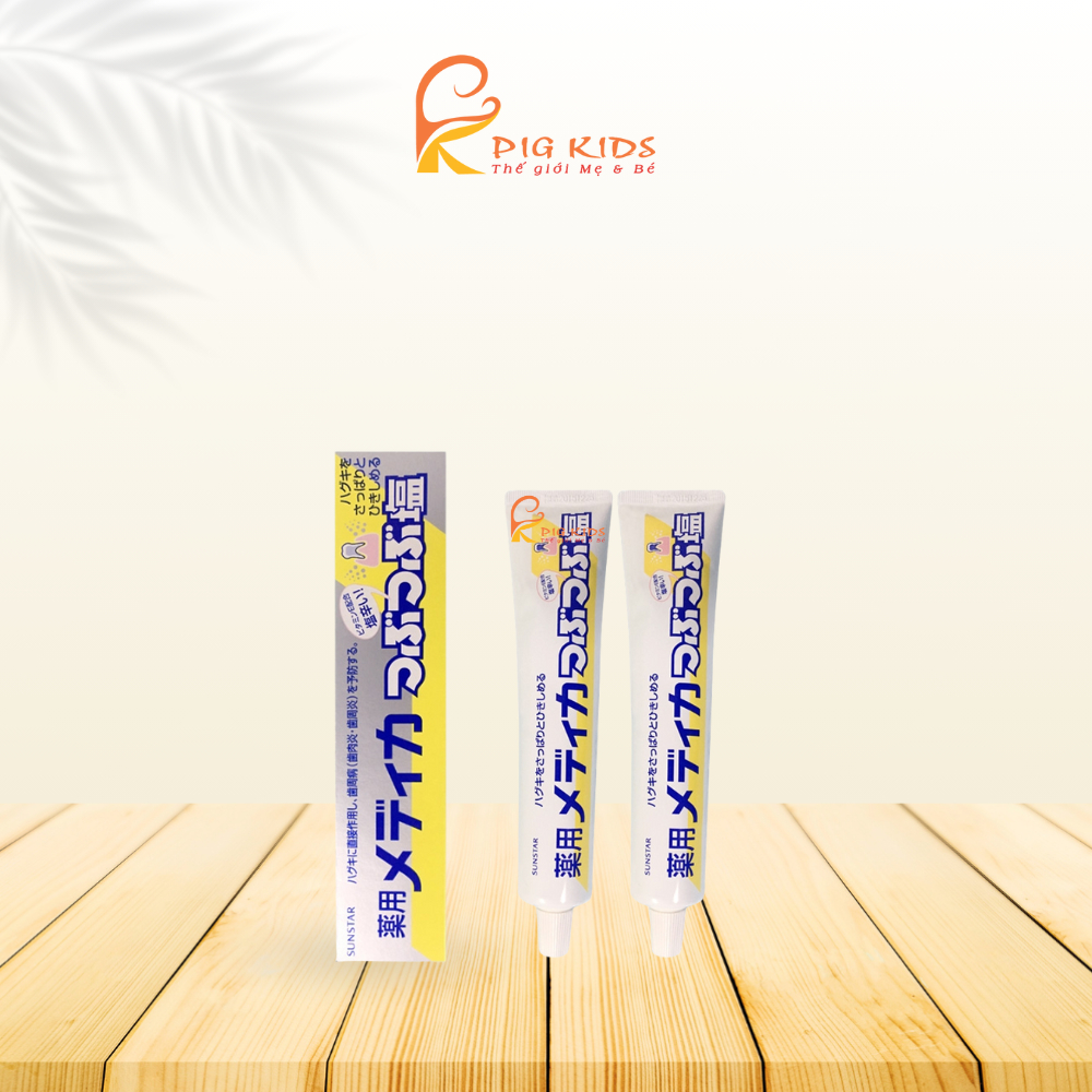 Kem đánh răng muối Sunstar, kem trắng sáng răng Nhật Bản