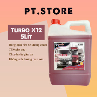 Dung dịch rửa xe không chạm turbo x12 - can 5l