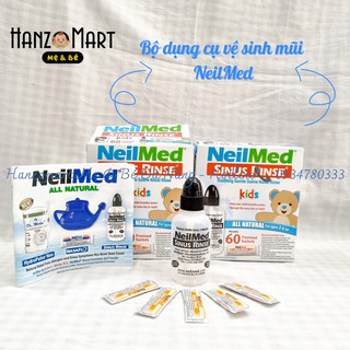 Hộp 60 gói muối rửa mũi cho trẻ em NeilMed Sinus Rinse Kids 60 gói
