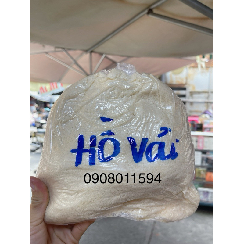Hồ vải nguyên liệu làm nước sả mềm vải 1 kg