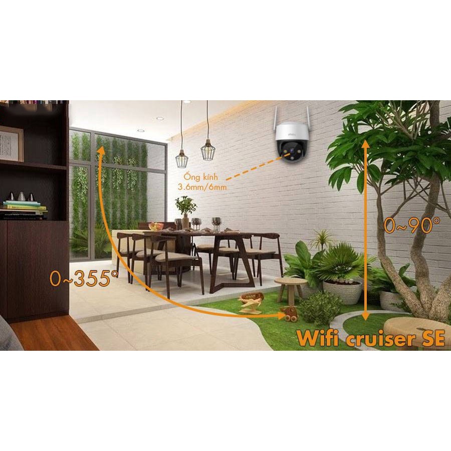 Camera IP Wifi ngoài trời IMOU S21FP/S41FP 1080P 2K 2MP 4MP Có Míc , Có Màu Đêm, Xoay 360 Độ - Bảo Hành 24 Tháng