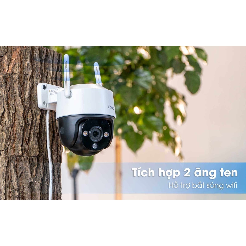 Camera IP Wifi ngoài trời IMOU S21FP/S41FP 1080P 2K 2MP 4MP Có Míc , Có Màu Đêm, Xoay 360 Độ - Bảo Hành 24 Tháng