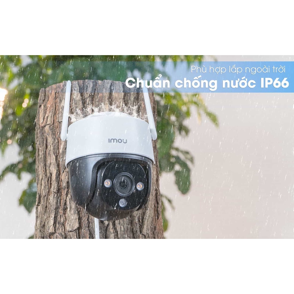 Camera IP Wifi ngoài trời IMOU S21FP/S41FP 1080P 2K 2MP 4MP Có Míc , Có Màu Đêm, Xoay 360 Độ - Bảo Hành 24 Tháng