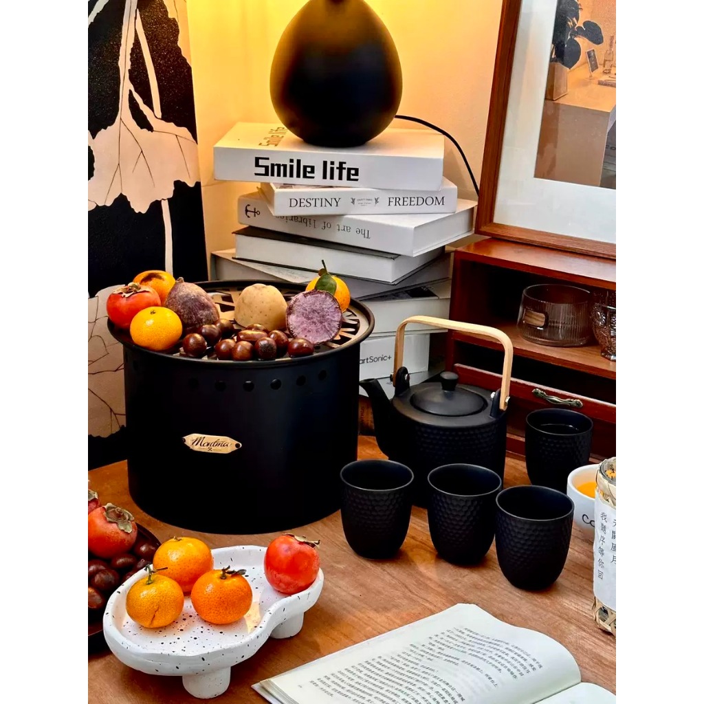 Lò nướng than ngoài trời phong cách vintage Mỹ Montma chính hãng, có thể mang đi picnic