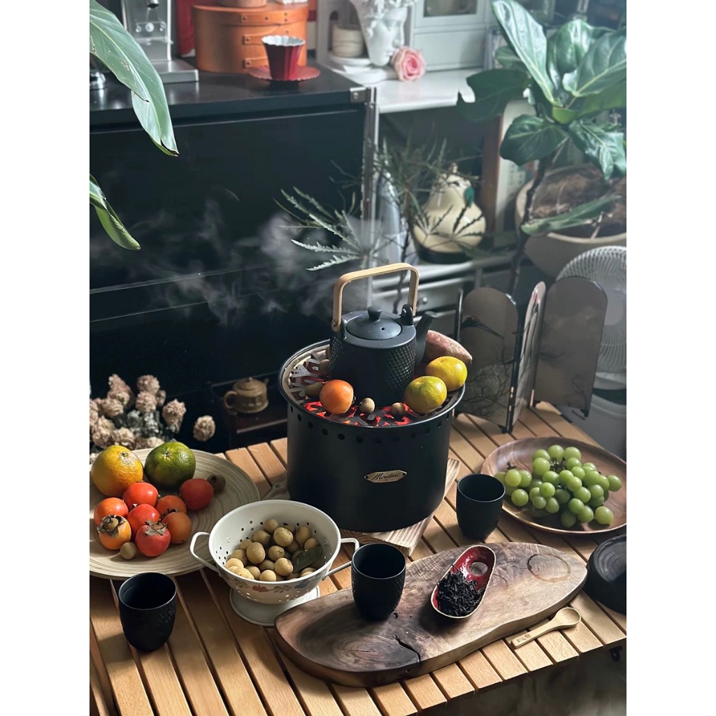 Lò nướng than ngoài trời phong cách vintage Mỹ Montma chính hãng, có thể mang đi picnic