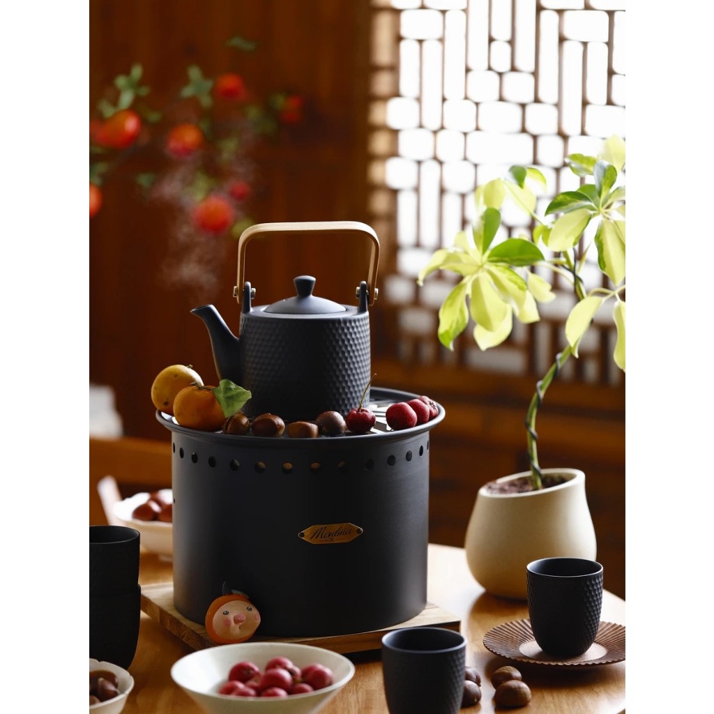 Lò nướng than ngoài trời phong cách vintage Mỹ Montma chính hãng, có thể mang đi picnic