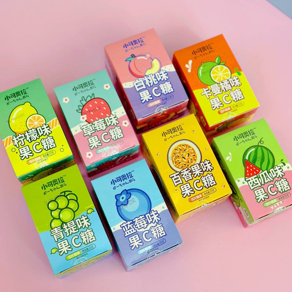 Combo 10 gói Kẹo viên ngậm Vitamin c vị bạc hà mát lạnh nhiều hương vị dạng viên sữa giúp hơi th