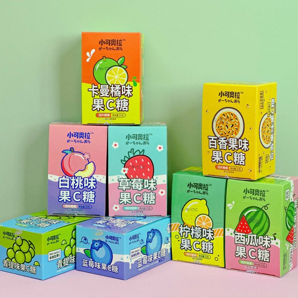 Combo 10 gói Kẹo viên ngậm Vitamin c vị bạc hà mát lạnh nhiều hương vị dạng viên sữa giúp hơi th