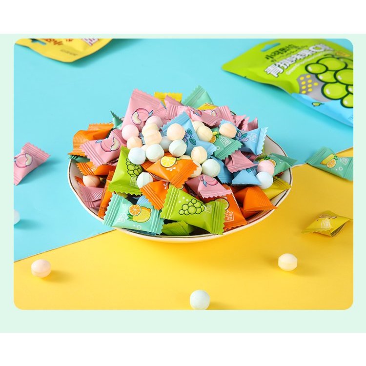 Combo 20 gói Kẹo viên ngậm Vitamin c vị bạc hà mát lạnh nhiều hương vị dạng viên sữa giúp hơi th