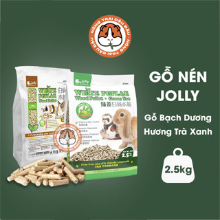 Gỗ Nén Lót Chuồng Jolly Cho Thỏ, Bọ Ú, Chinchilla Gỗ Bạch Dương 2.5kg