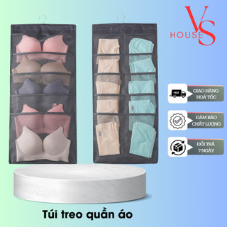Túi treo đựng đồ lót ,túi đựng cá nhân linh tinh -2 mặt nhiều ngăn tiện ích 30 ngăn VS HOUSE