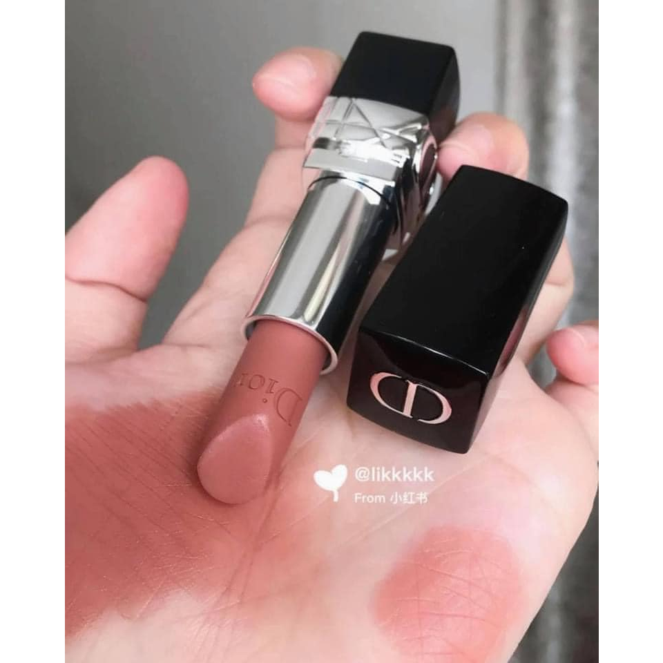 Son Dior Rouge Matte 100 Nude Look - Màu Hồng Nude
