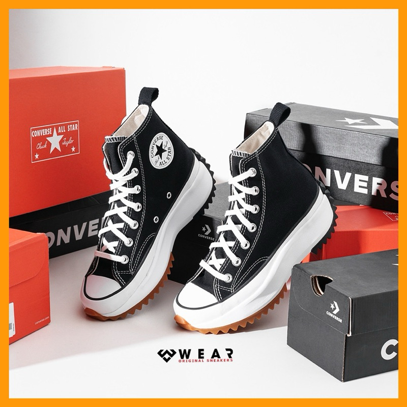 Giày Sneaker_Converse Run Star Hike Bản S.cấp Thấp Cổ và Cao Cổ Giúp Tăng Chiều Cao Dễ Phối Đồ Full Box Bill
