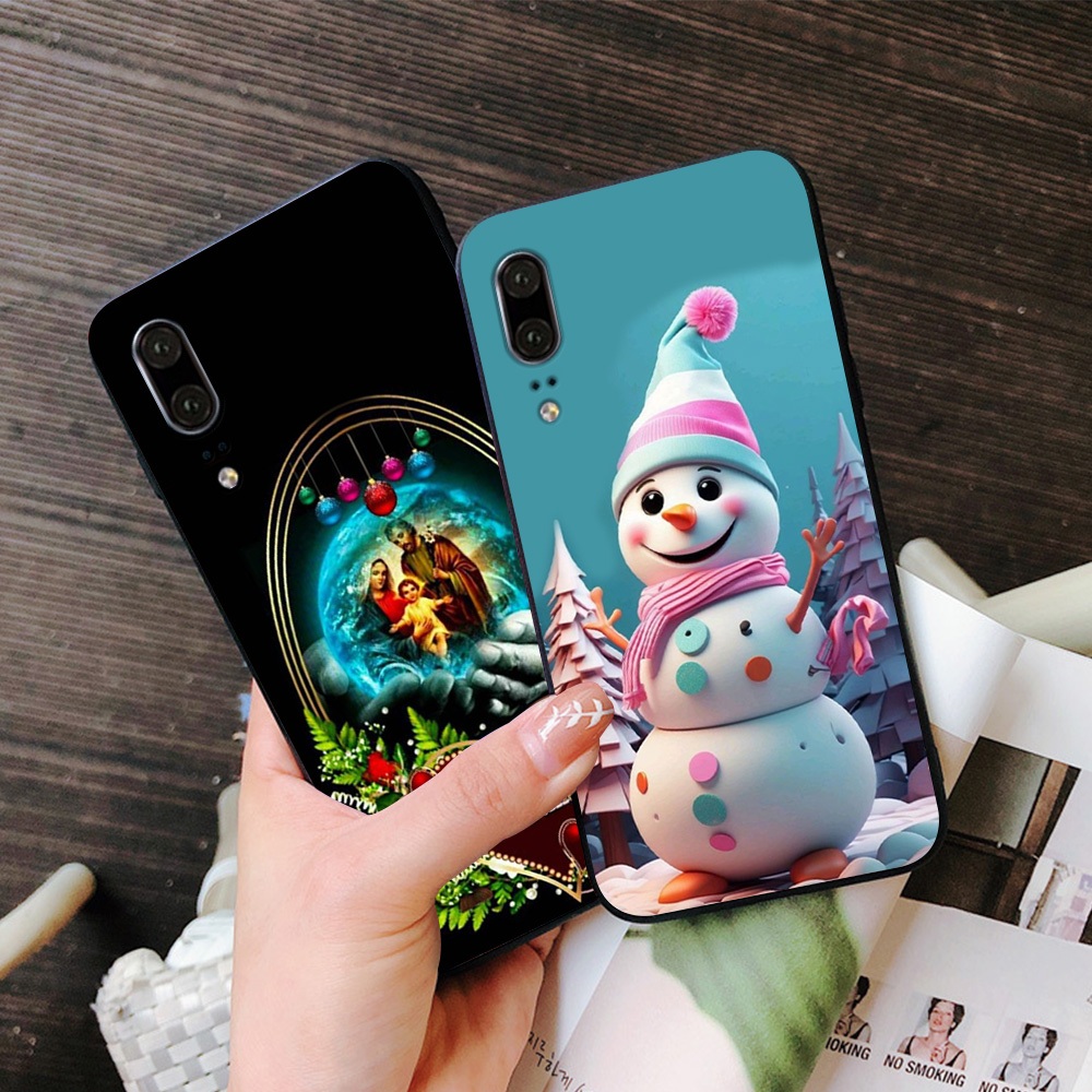 Ốp lưng huawei p20 / huawei p20 lite in hình người tuyết dễ thương