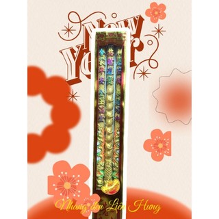 Nhang 3 cây chạm rồng thơm trầm 30cm, 38cm,  48cm