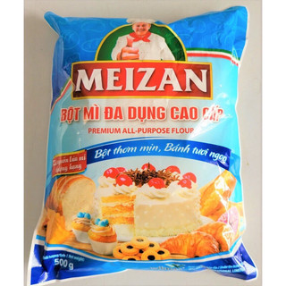 Bột mì đa dụng cao cấp làm bánh Meizan gói 500gr