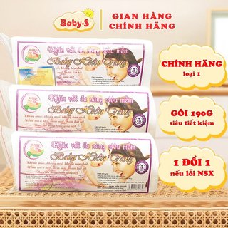Khăn vải khô đa năng Hiền Trang siêu mềm loại dày 190g cực kỳ tiện lợi cho mẹ và bé Baby-S – SKH006
