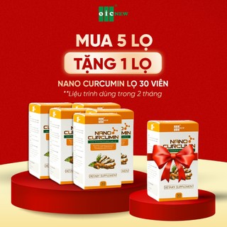   OICNew Nano Curcumin tinh chất Nghệ giảm đau Dạ dày, hành tá tràng, Phiên bản USA, Hộp 30 viên