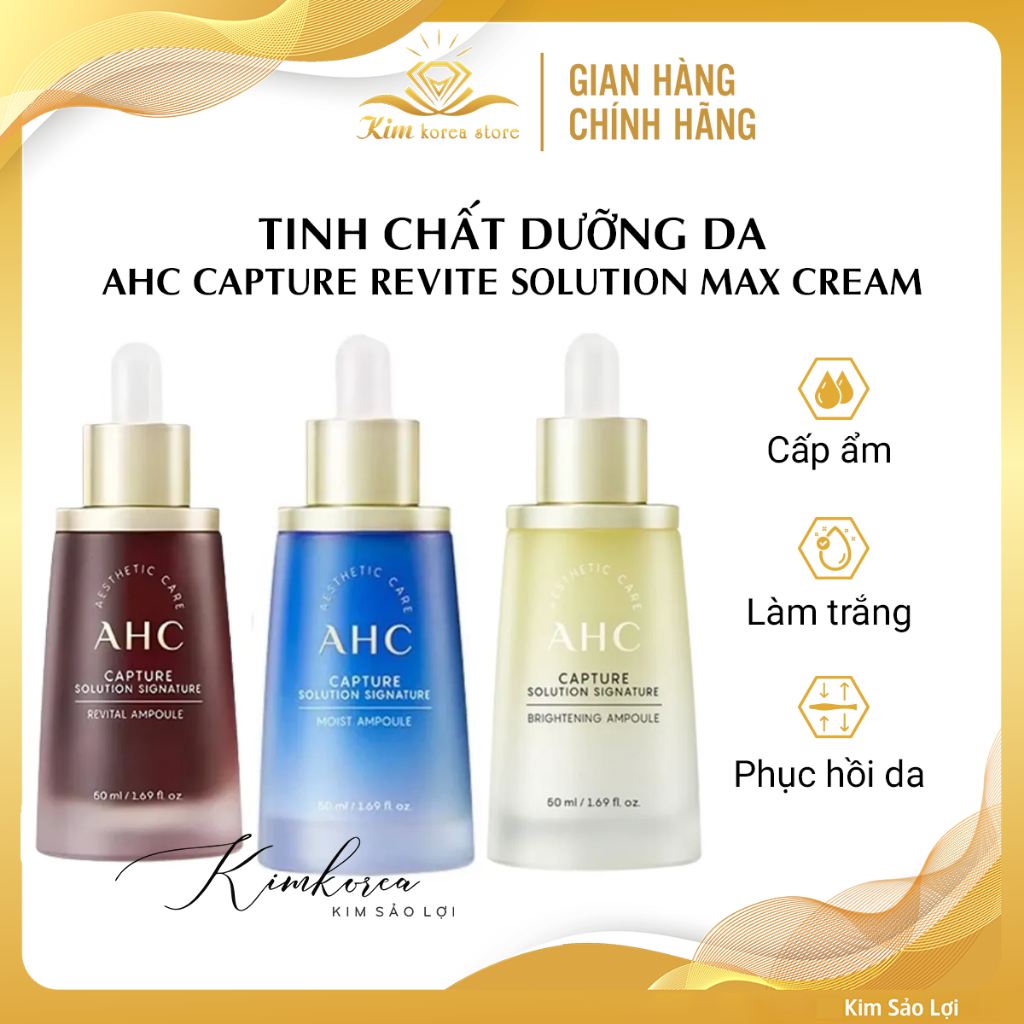 Serum dưỡng căng mịn trắng hồng da AHC mới siêu hot có bill