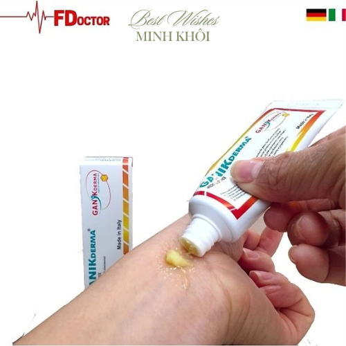 Kem phục hồi vết thương GANIKderma 20ml làm đầy sẹo lõm, sẹo rỗ hạn chế phát triển sẹo lồi.