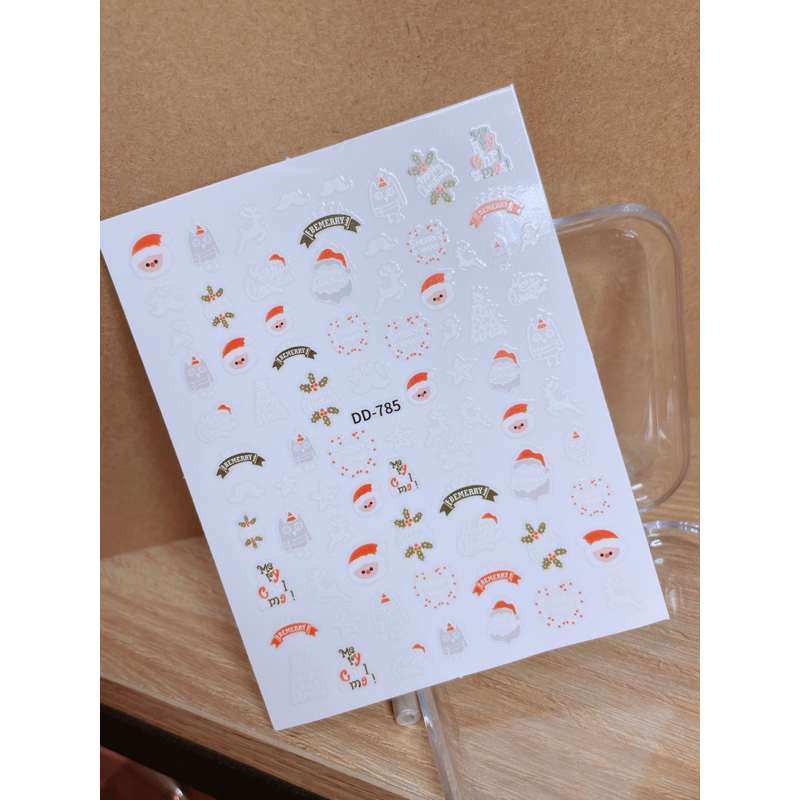 Hình dán nail noel