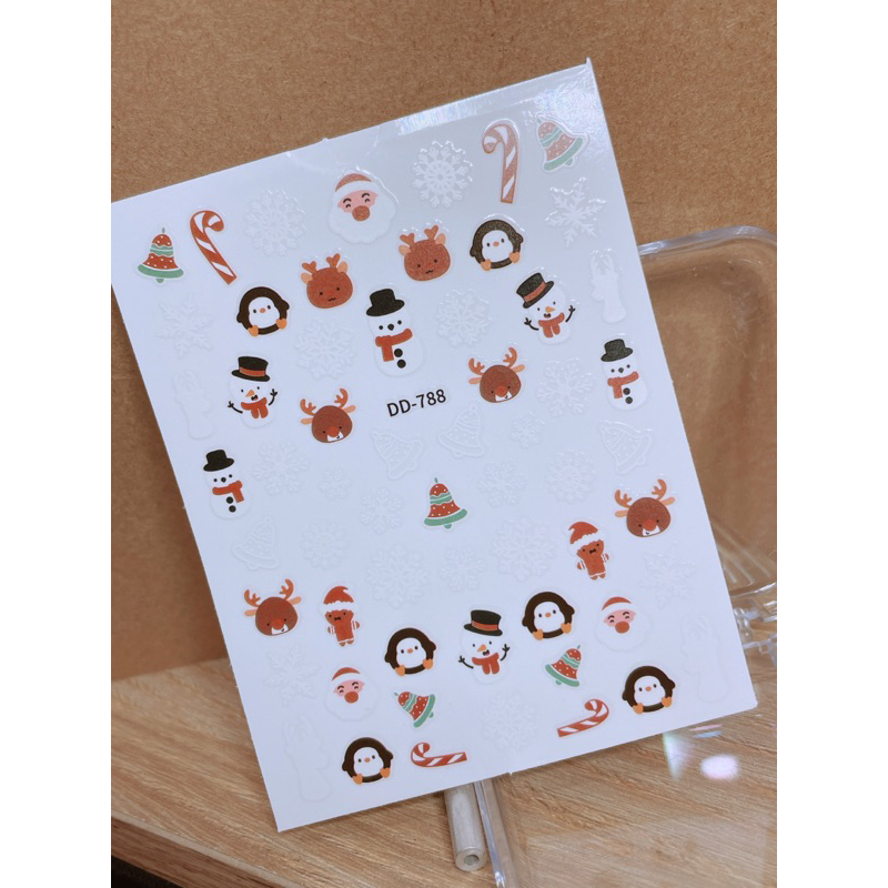 Hình dán nail noel