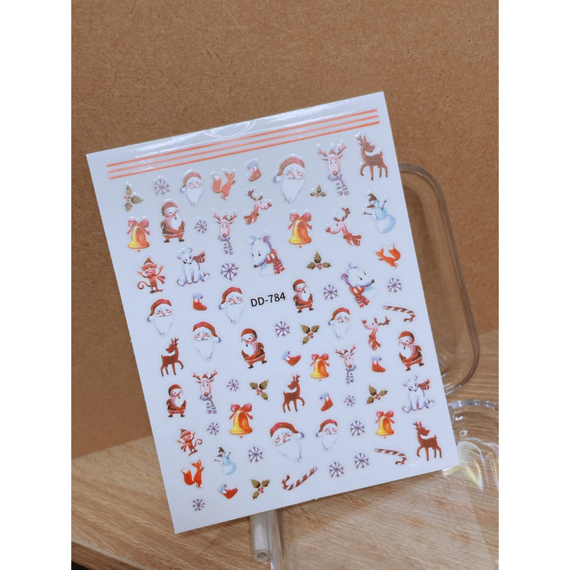 Hình dán nail noel