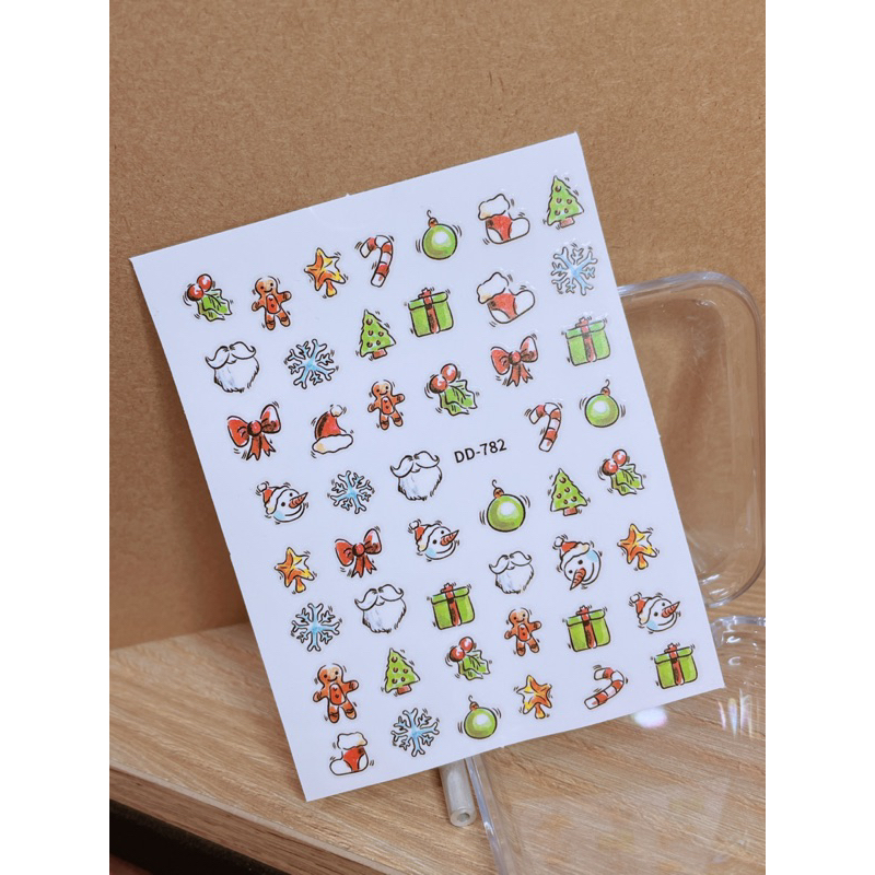 Hình dán nail noel