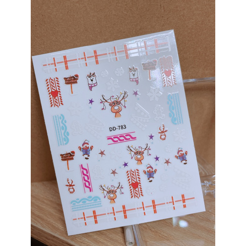 Hình dán nail noel