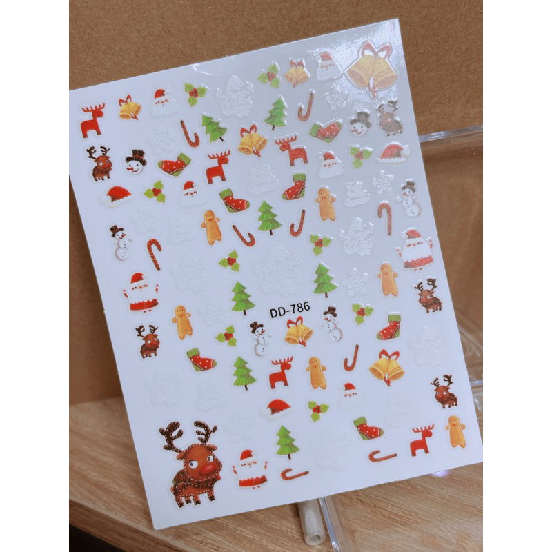 Hình dán nail noel