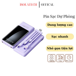 Sạc dự phòng 20000mAh và 10000mAh  kèm đèn với sạc 3 đầu phù hợp tất cả dòng máy AK120 và AK121thangnguyenkenzshop