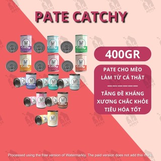 Pate cho mèo mọi lứa tuổi Catchy lon 400gr