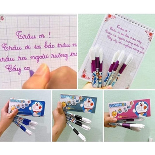 Bút Gel Doraemon Mực Tím ( Ngòi 0,5mm )