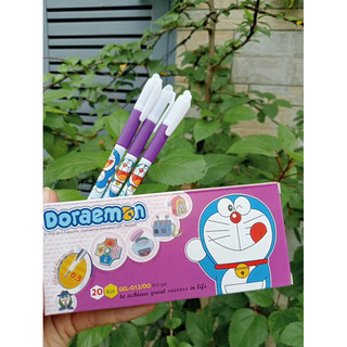 Bút Gel Doraemon Mực Tím ( Ngòi 0,5mm )