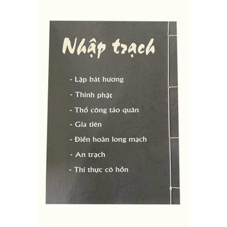 Khoa cúng Nhập Trạch (Song ngữ)