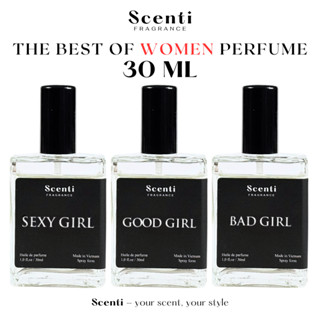 [BST NƯỚC HOA 30ML] Nước Hoa Nữ Scenti Ngọt Ngào,Thu Hút, Trưởng Thành, Gợi Cảm - Dạng Xịt 30ml