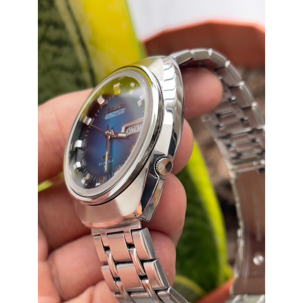 Đồng hồ nam Seiko 5 Actus auto 23jewels kính saphia hàng Si