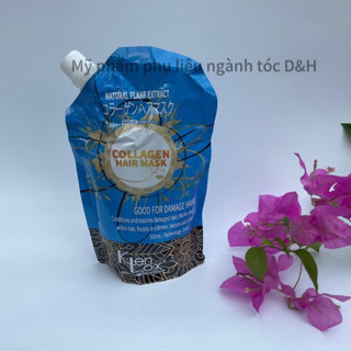Kem ủ xả collagen kenlox hair mask mềm mượt dung tích túi 500ml